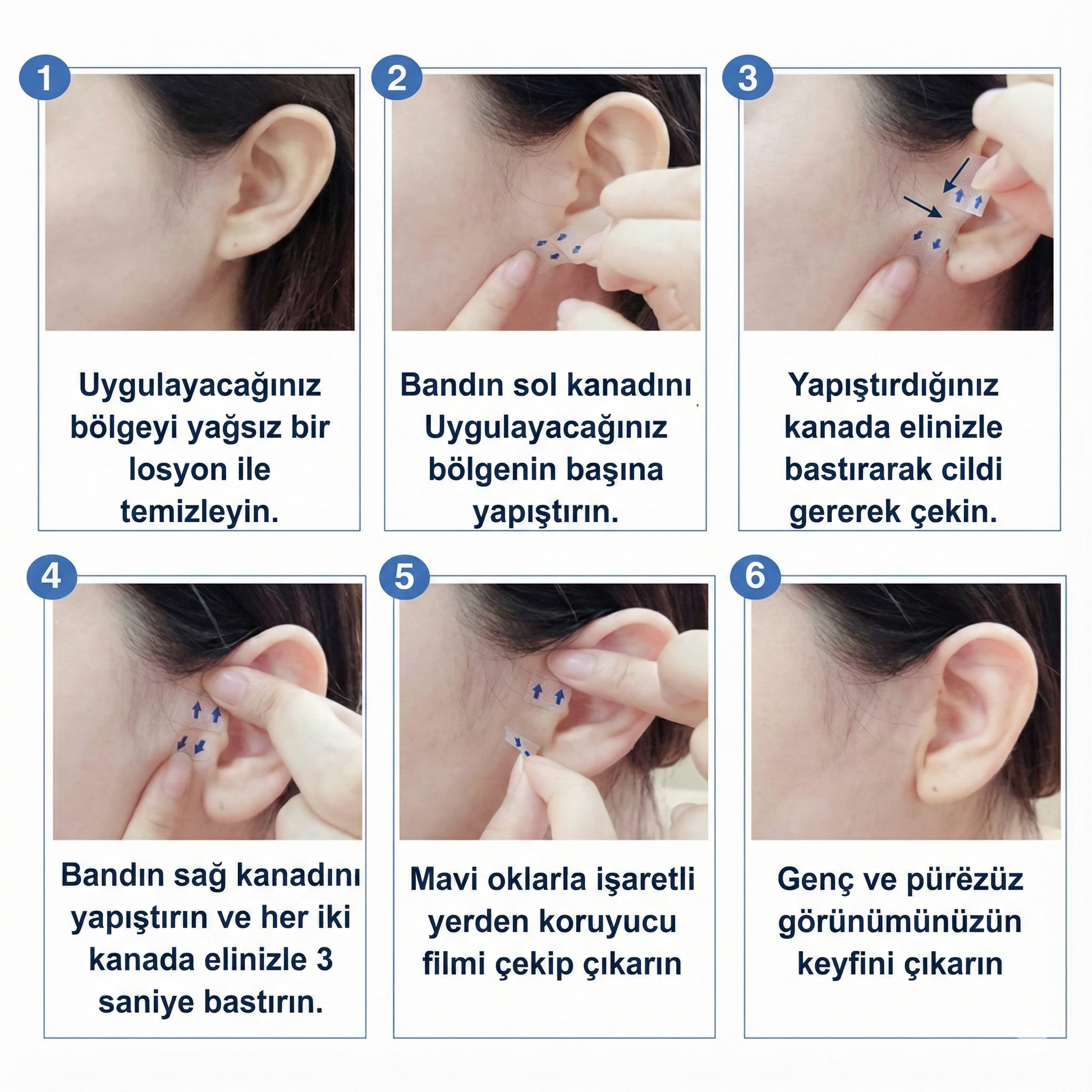 Görünmez Yüz ve Boyun Germe Bandı